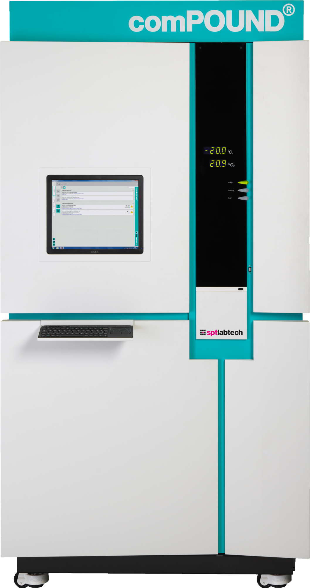 comPOUND for Scalable, Reliable, and Secure Sample Management